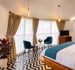 Luxe huisje, uitzicht op bergen