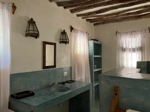 Relaxing private beachfront escape on Manda Island Lamu with ocean sunset view