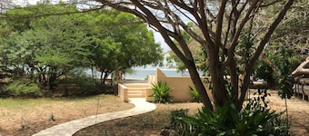 Relaxing private beachfront escape on Manda Island Lamu with ocean sunset view