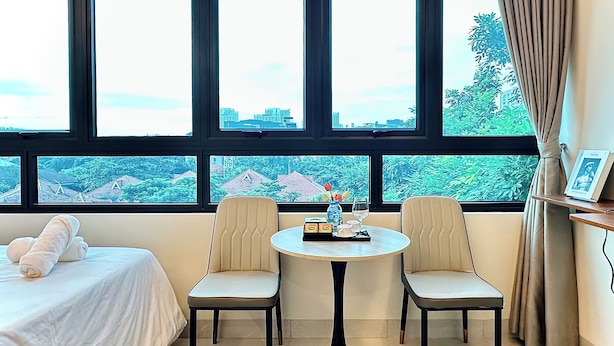 Studio Premium, balcon, vue ville