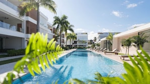 Outdoor pool - 2-Bed Ocean View on Beach • Sol de Arena C5 (Las Terrenas)