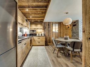 Fridge, microwave, dishwasher - Cozy apartment near slopes - 6 guests (Val-d'Isère)