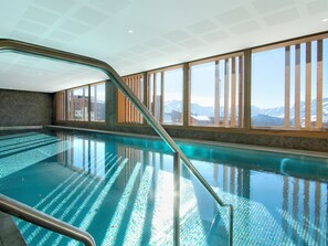 Pool - Spacious apartment mountain view - 4 guests (Huez)