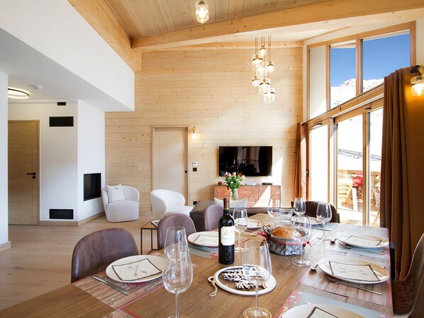 Dining - Ski-in/ski-out apartment - 6 guests (Huez)