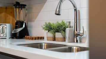 Departamento, balcón, vista al océano | Cocina privada