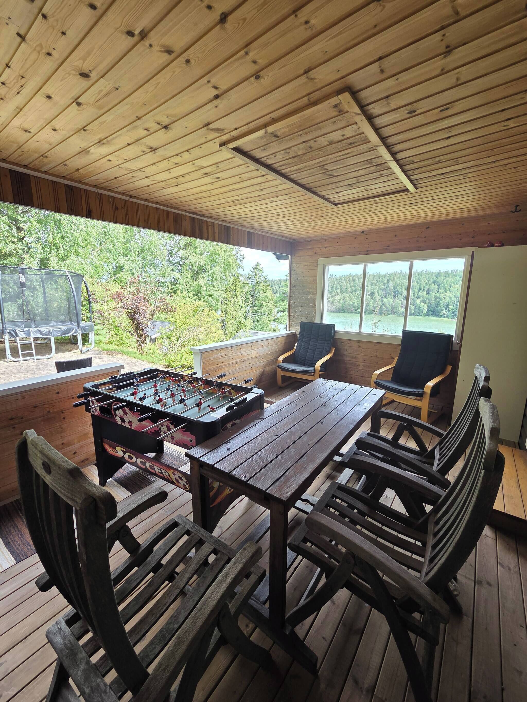 Cabin, 1 Bedroom, Balcony | Game room