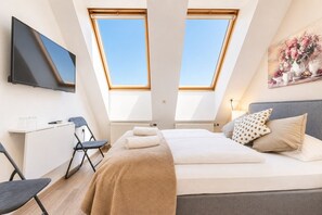 1 chambre, bureau, Wi-Fi, draps fournis