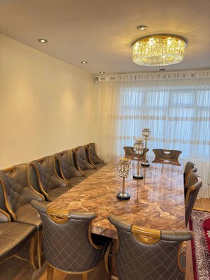 House, 3 Bedrooms, Patio | Dining room - 3 Bedroom House in Wembley With Free Parking (Wembley)