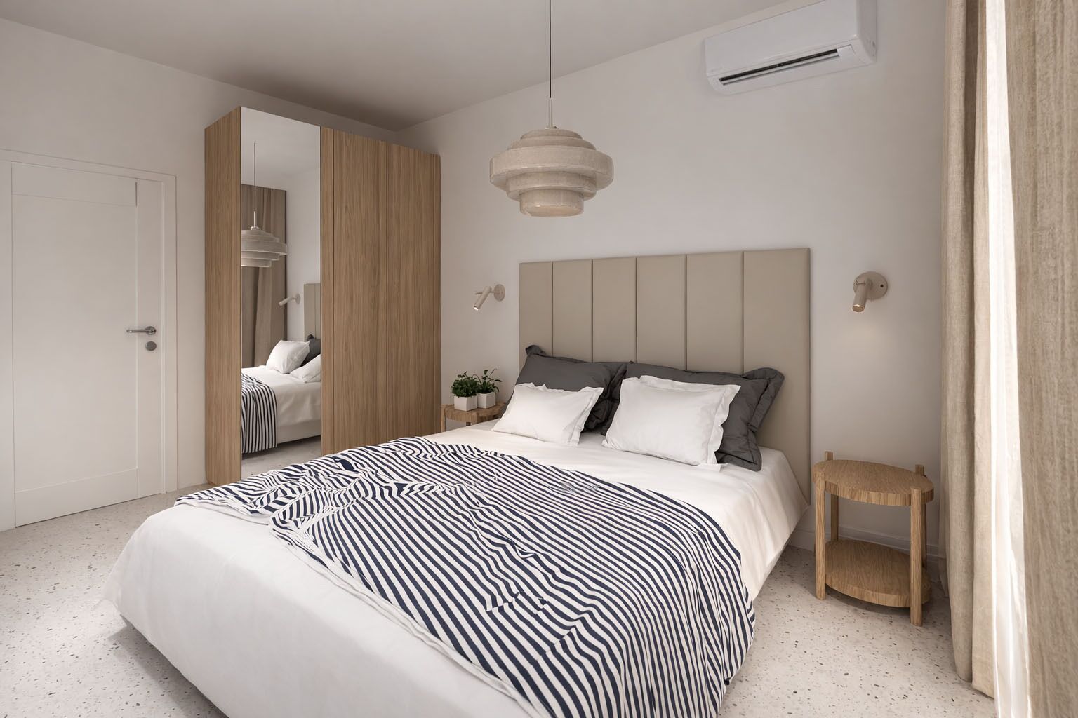 Blackout drapes, iron/ironing board, cribs (surcharge), WiFi (free)