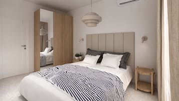 Blackout drapes, iron/ironing board, cribs (surcharge), WiFi (free)