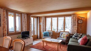 Living area - Waldrand Appartement/Fewo, Bad, WC, 2 Schlafräume 3-Zimmerwohnung by Interhome (Adelboden)