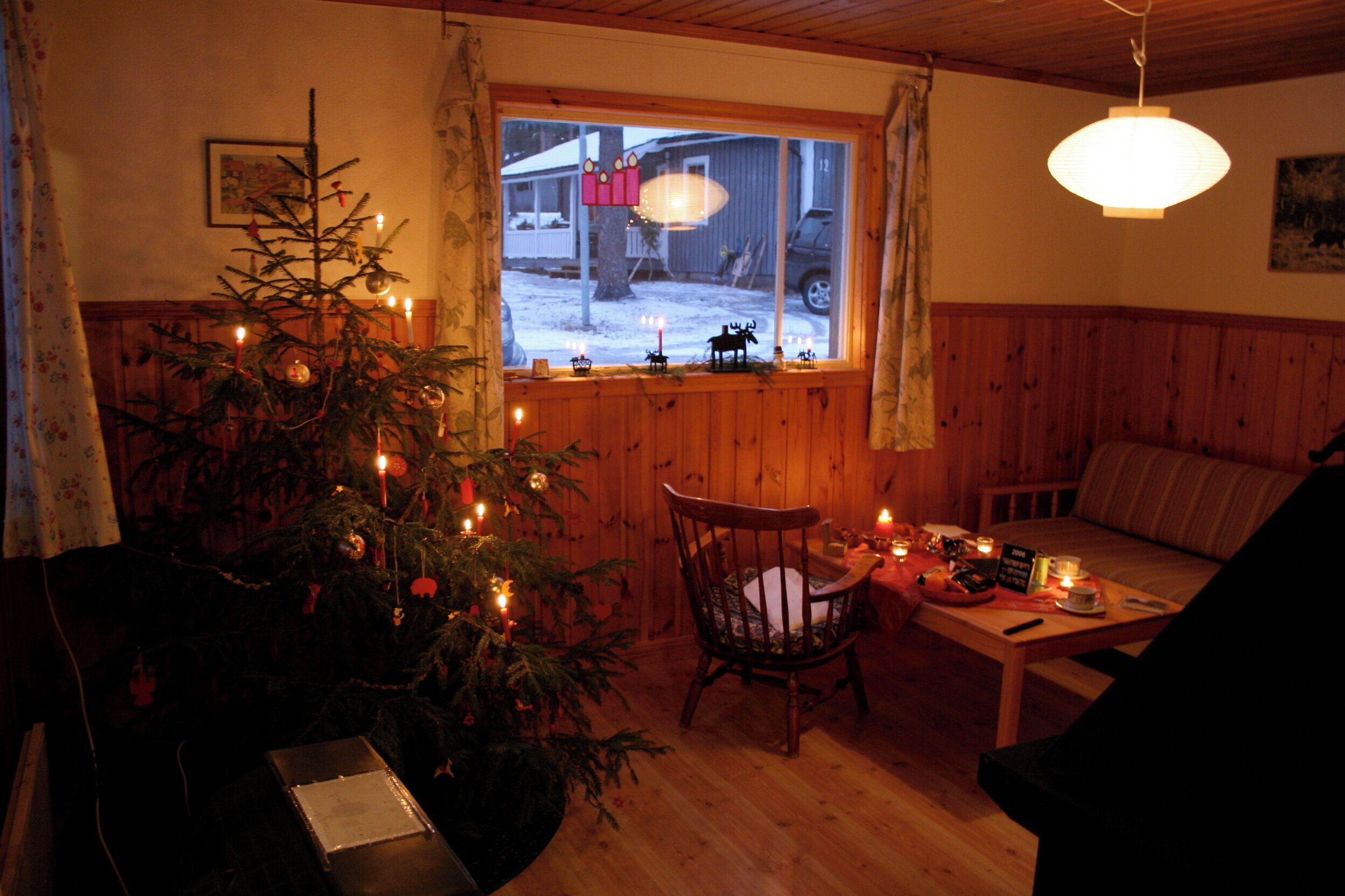 Cottage, patio, vue lac | Coin séjour
