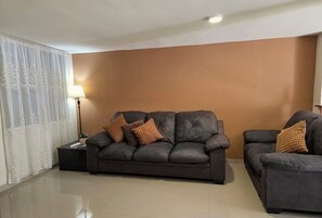 Living area - Vrbo Property (San Salvador)