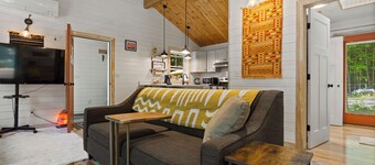 Saco Riverfront Retreat in the Woods