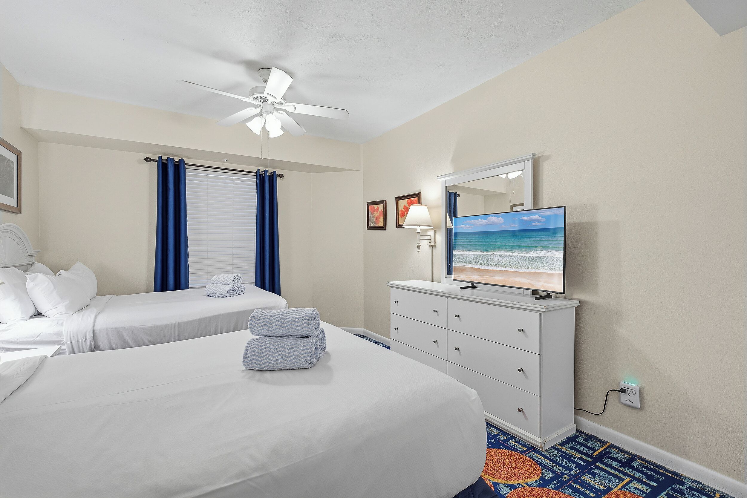Iron/ironing board, WiFi (free), bed sheets