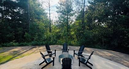 New build A Frame in Harbor Springs. 4 bed 3 bath.Across street from Nubs Nob