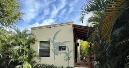 Serene private studio with 1 bedroom and 1 bathroom - walking distance to beach.