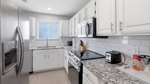 House, Patio | Private kitchen
