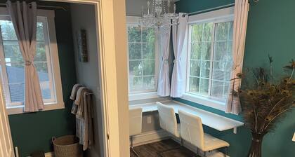 A quiet country space for a weary traveler to relax, have a swim or a hot tub!