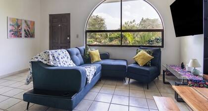 Bright Coco Condo with Loft, Waterfall Pool, AC and Fiber WiFi