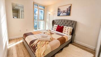 Appartement, balcon, vue ville