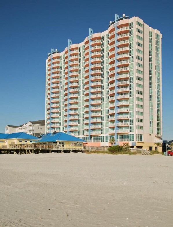 Exterior - 2BR Oceanfront Myrtle Beach w/ Pool & Balcony (North Myrtle Beach)