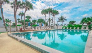 Pool - Oceanfront 3BR Villa | Beach Access & Garage (Jensen Beach)