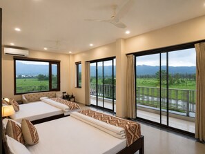 Room - Rejuvenating & Expansive Farm Retreat with Private Pool & Lawns (Rishikesh)