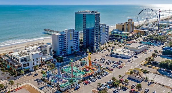 Aerial view - 1 br spacious condo at seaglass towers (Myrtle Beach)