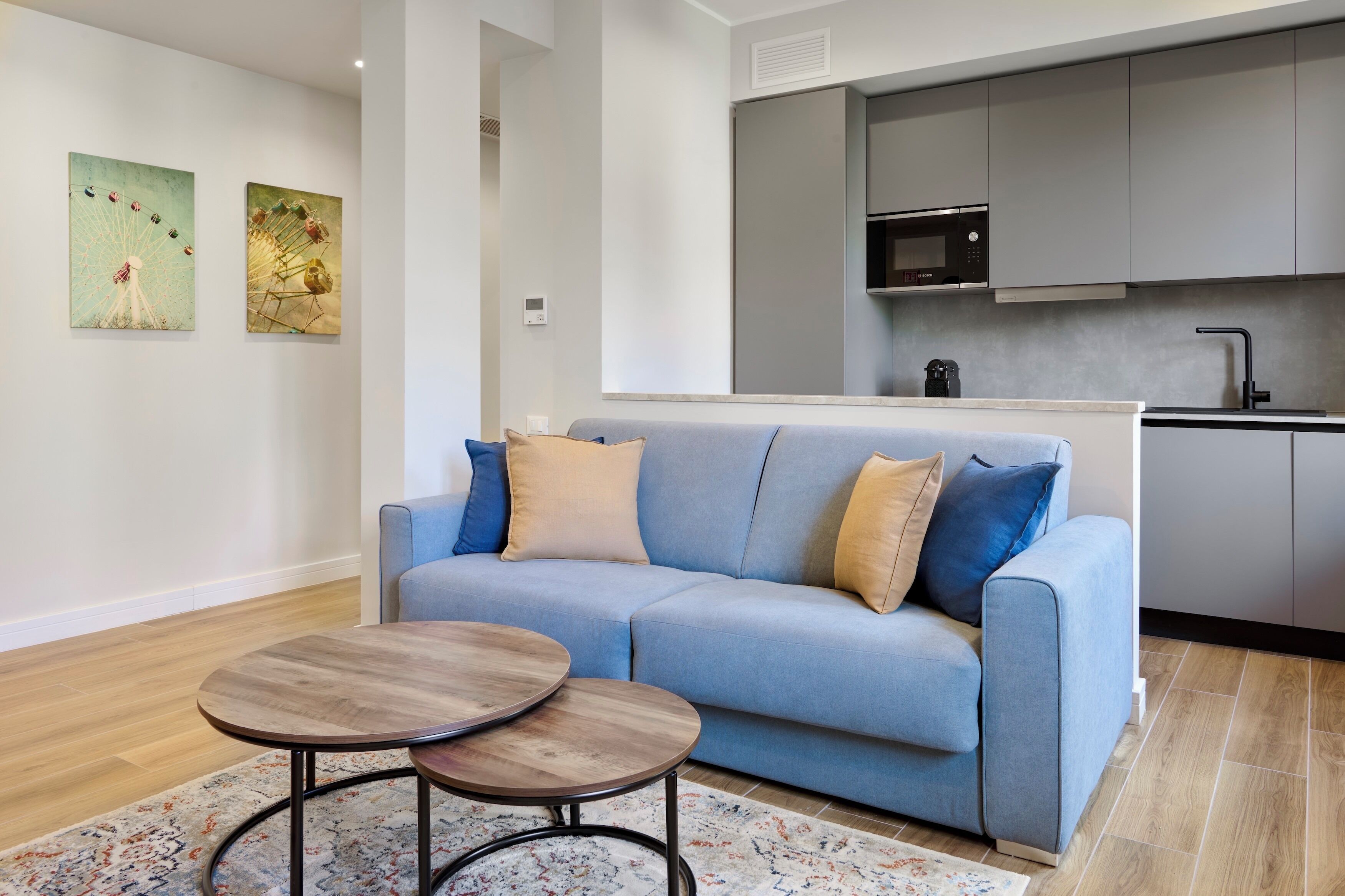Appartement Confort, vue sur le jardin | Aire de séjour