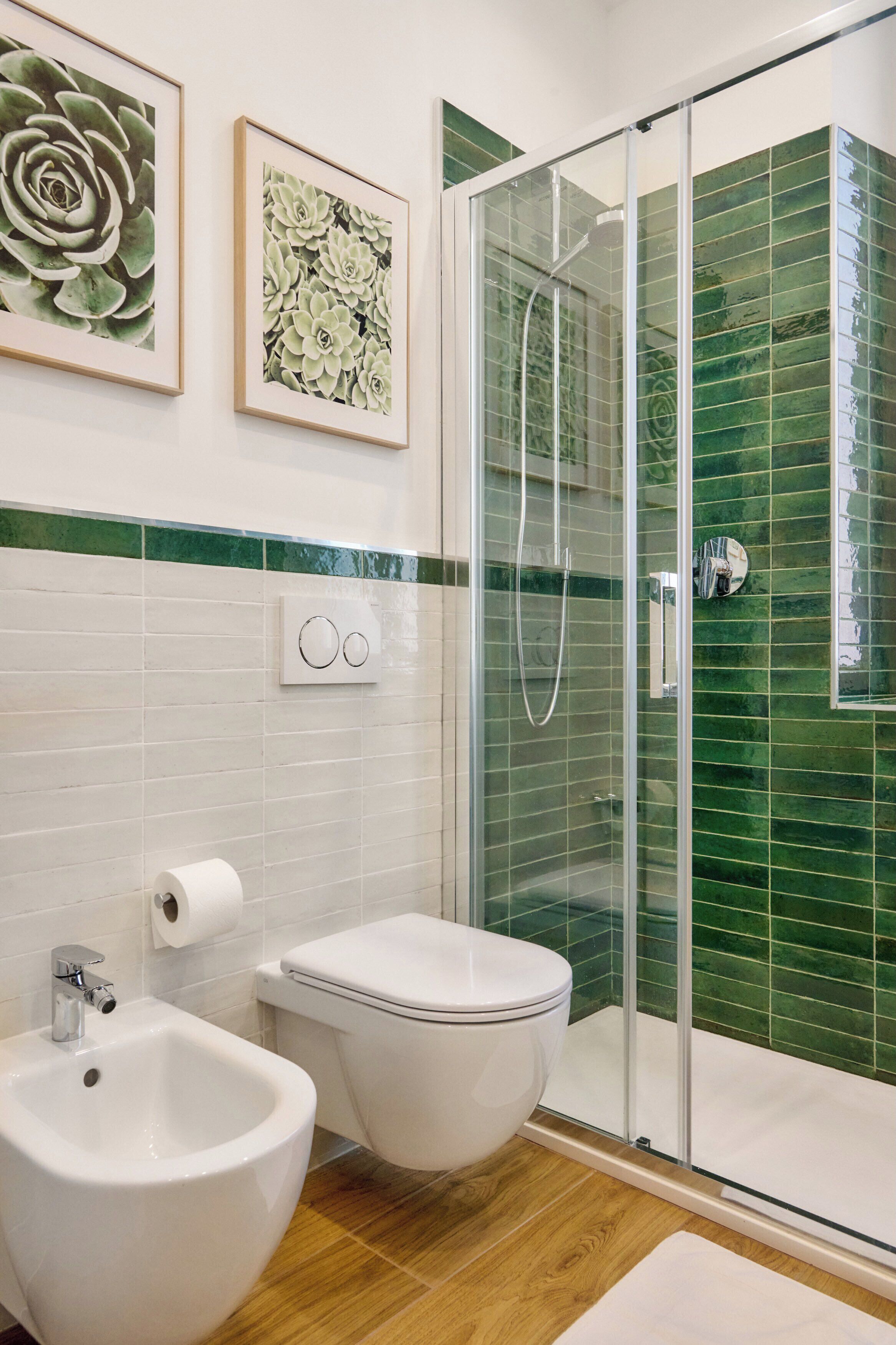 Appartement Confort, vue sur le jardin | Salle de bain