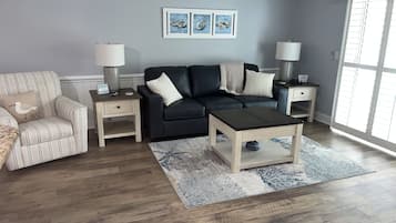 Smart TV, DVD player, books