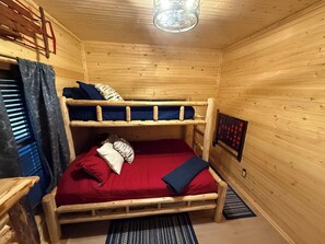 Unclassified image, 4 of 45, button - 4 Beds, 2 Hot tubs, 2 Fire pits, 3 Deck, Creekside Cabin in the Smokies (Maggie Valley)