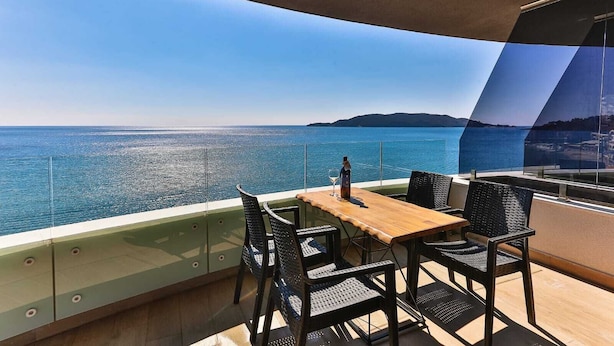 Departamento panorámico, vista al mar | Vista del balcón