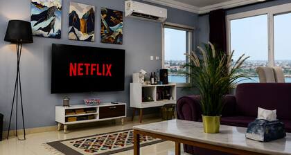 Nile View Loft - Cairo & Pyramids - AC, Wifi