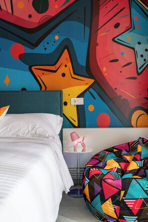 Room - The YELLOW BOOM I Design look I Hotel feel I Sofia top downtown (Sofia)