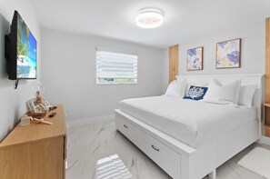 2 slaapkamers, een strijkplank/strijkijzer, gratis wifi, beddengoed