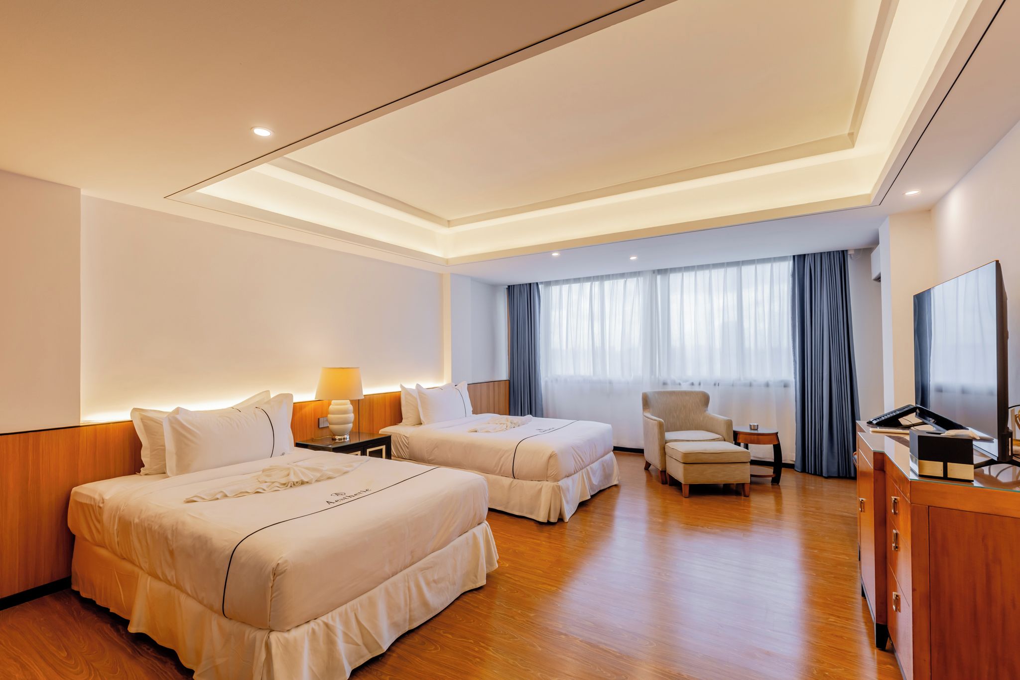 Deluxe-Zweibettzimmer, Stadtblick