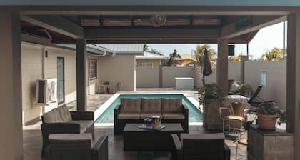 Peacock Villa is a tranquil 4-bedroom B&B offering a peaceful Tobago stay.
