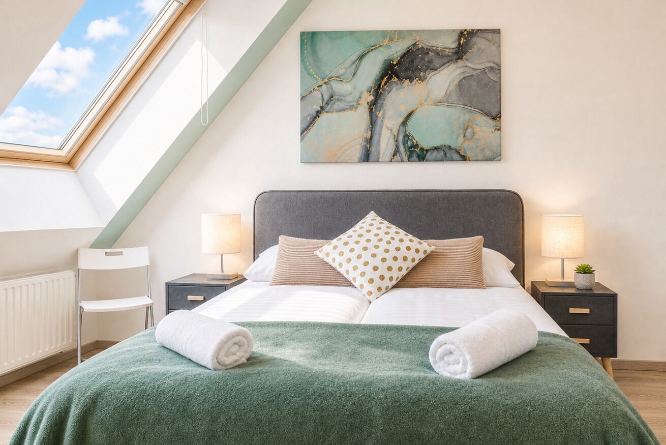 1 Schlafzimmer, Schreibtisch, kostenloses WLAN, Bettwäsche