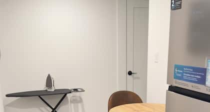 Bright apartment in adorable Moncton with cool AC for relaxing stays