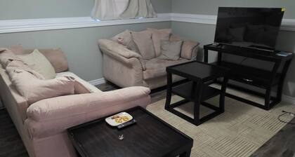 Cozy and comfortable 2-bedroom basement apartment in a quiet neighborhood