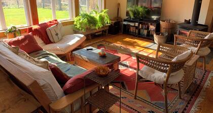 4-bedroom farmhouse in beautiful Hurleyville with AC comfort