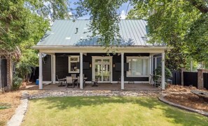 Exterior - Charming Augusta retreat with modern comforts, cozy fireplace & private backyard (Martinez)