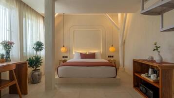 Chambre Double Deluxe, balcon, vue mer | Rideaux occultants, Wi-Fi gratuit