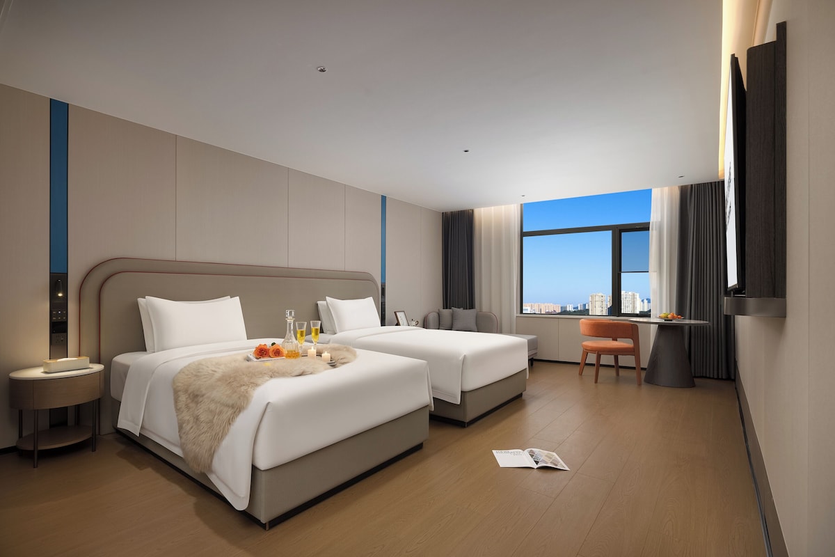 ห้องบิสซิเนสทวิน, วิวเมือง | โต๊ะทำงาน, พื้นที่ทำงานแบบใช้แล็ปท็อป, Wi-Fi ฟรี