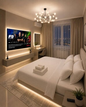 Iron/ironing board, WiFi, bed sheets - Premium Apt 3 Min to Tashkent City & City Mall (Tashkent)