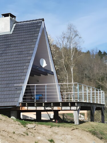 Chalet “Le Tipi des Combrailles”: Mountain View, Private Terrace, Air Conditioning