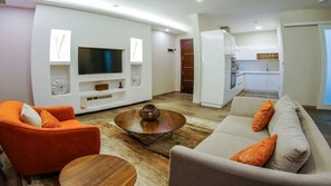 Living area - Luxury and spacious 1BR Apartment at the Curve by the Park Nairobi Mombasa road. (Nairobi)