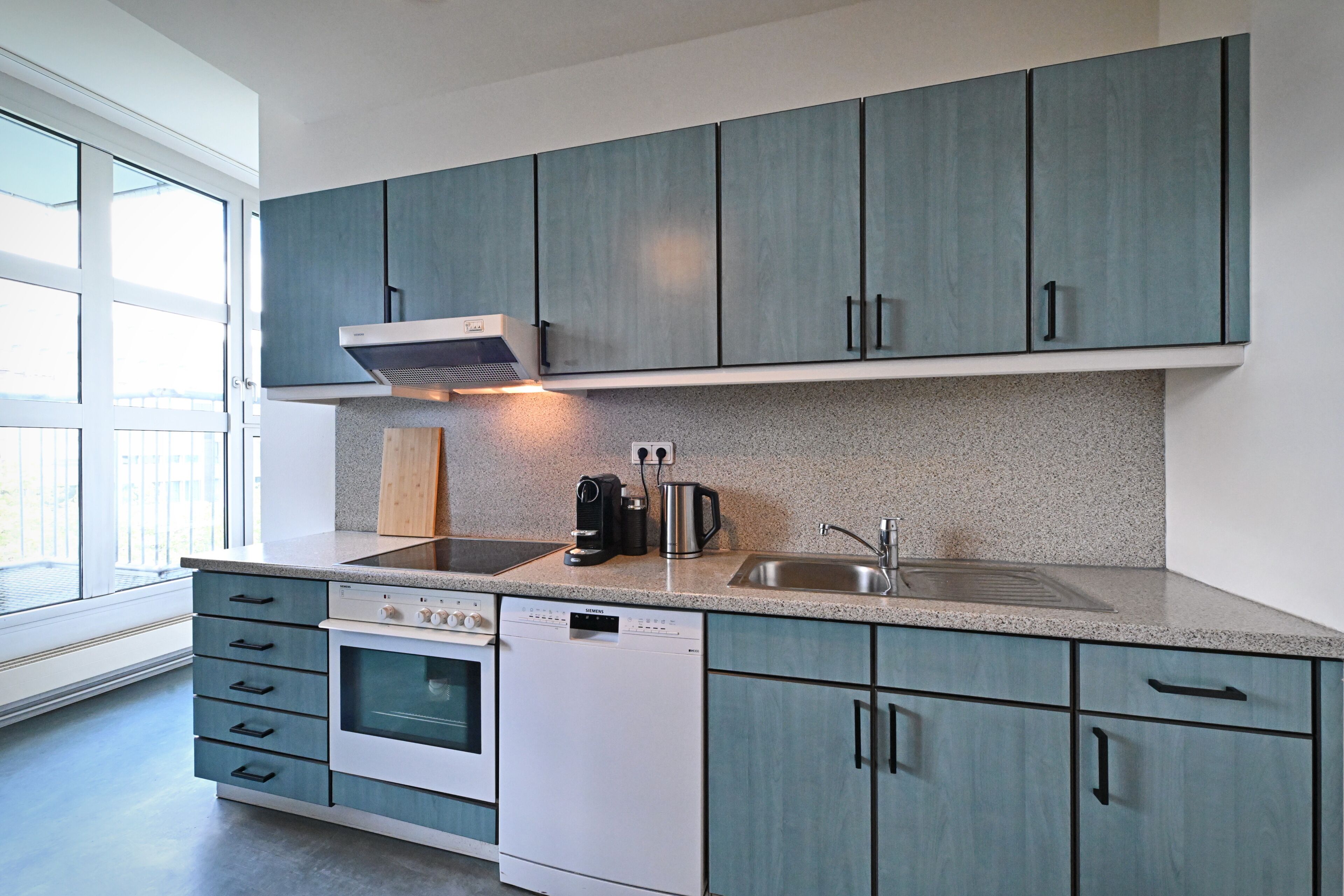 Apartamento de lujo, 3 habitaciones, vistas a la ciudad | Cocina privada